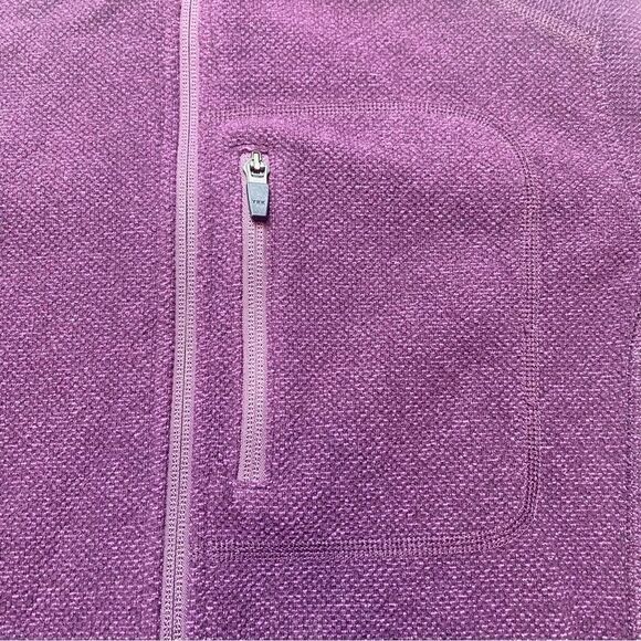 Duluth Trading Company Purple Textured Fleece Jacket Size XS - Picture 7 of 12